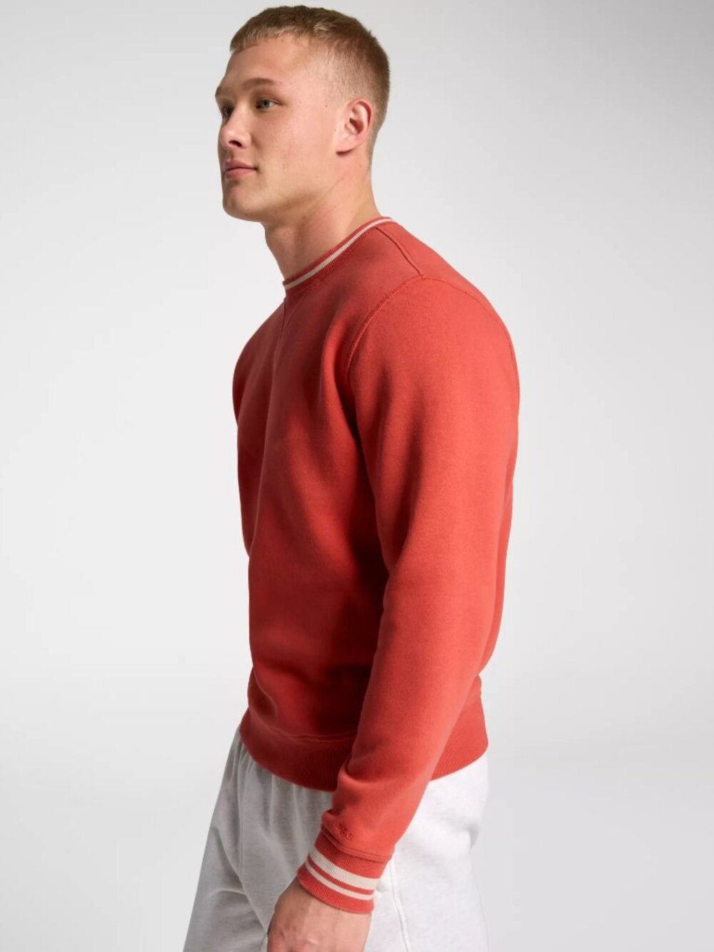 DSG Men's Classic Fleece Sweatshirt -  Color: Light Red - Picture 4 of 6